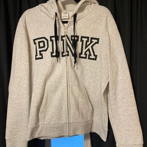 PINK zip-up Sweatshirt